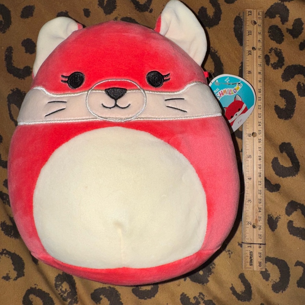 ✨ Fifi the Red & White Fox Squishmallow 10” | Official Kellytoy Plush | NWT